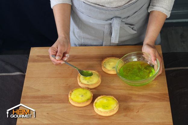 Die Tartelettes zusammensetzen: