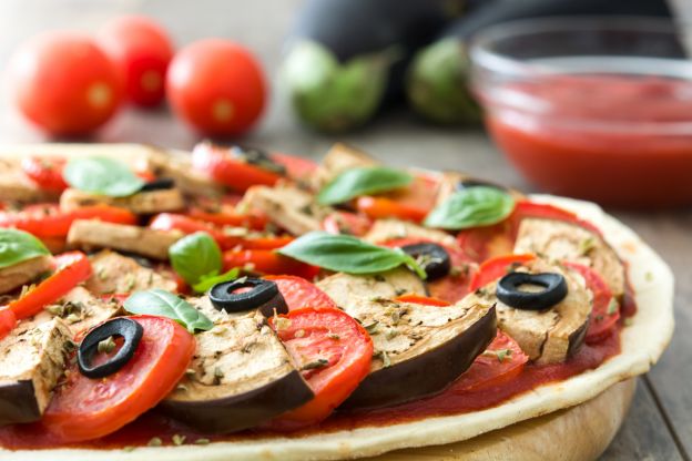 Gegrillte Pizza