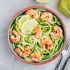 Zucchininudeln mit Shrimps