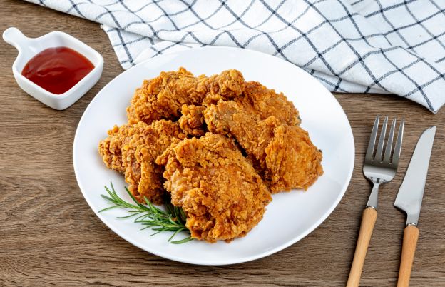 Gebratenes Hähnchen