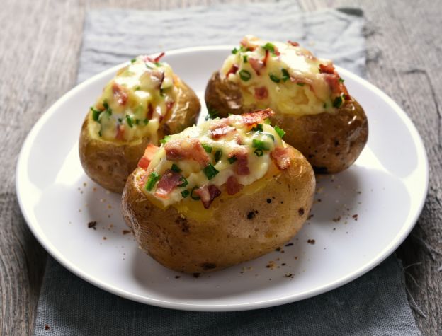 Gefüllte Kartoffeln vom Grill