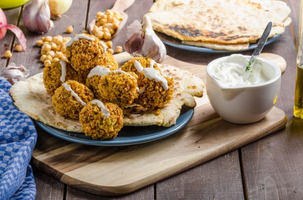 Falafel mit Hummus