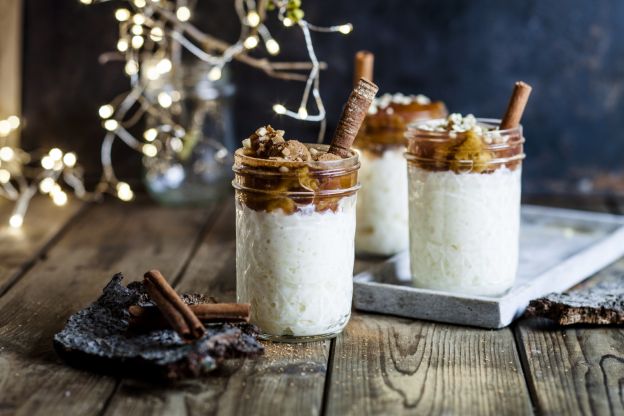 Milchreis mit Früchten