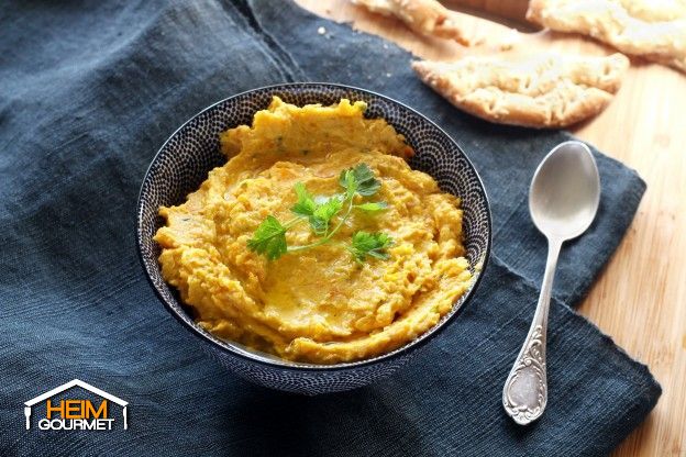 Hummus mit Kürbis