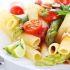 Nudelsalat mit Spargel und Schinken