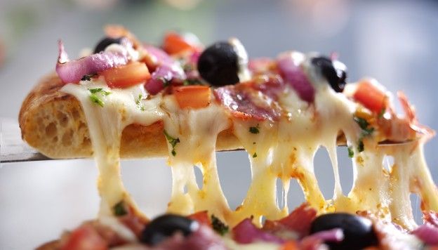 Pizza aufwärmen