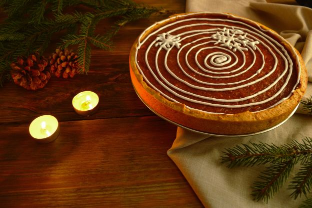 Festlicher Kürbiskuchen
