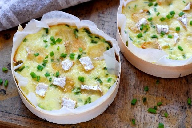 Mini-Quiche à la Camembert mit Zucchini