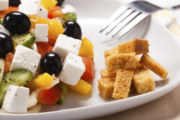 Griechischer Salat: Choriatiki Salata