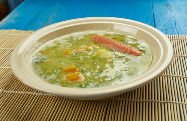 Leichte Erbsensuppe