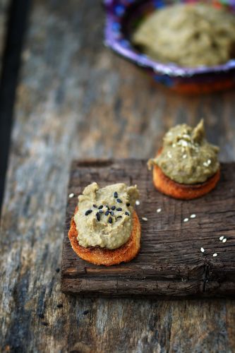 Linsenhummus mit Trüffeln