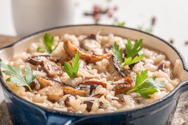 Steinpilzrisotto mit Parmesan