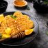 Orangenwaffeln