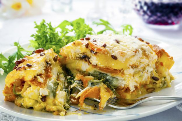 Spinat-Lasagne