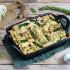 Vegane Lasagne mit Spargel und Tofu