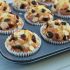 Muffins mit Rosinen und Mandeln