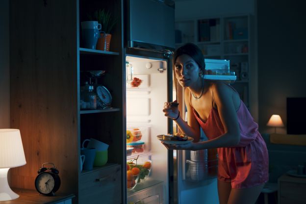 Zu spätes Essen und Mitternachtssnacks