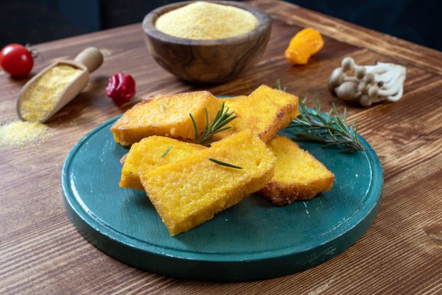 Gegrillte Polenta