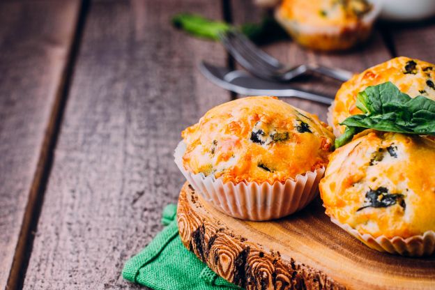 Zucchini-Feta-Muffins
