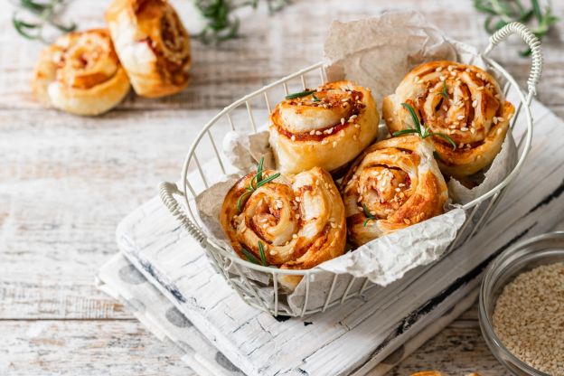 Blätterteig-Schnecken