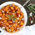 Butternutsquash mit Nüssen und Gorgonzola