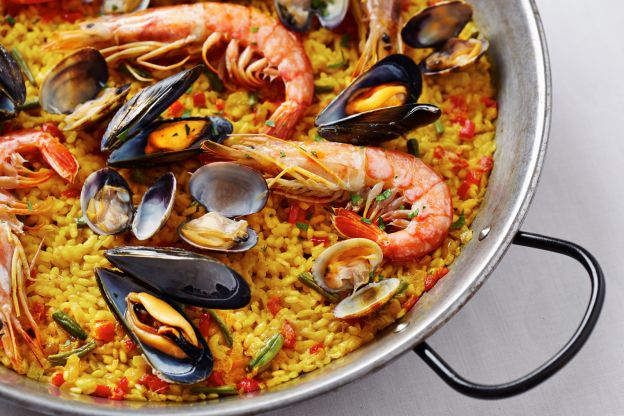 Spanische Paella mit Meeresfrüchten - das Rezept