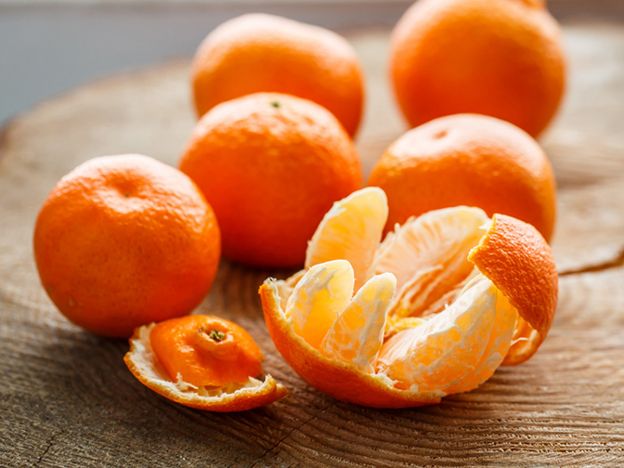 Mandarinen lassen sich komplett verwenden