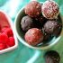 Dark Chocolate Raspberry Truffles