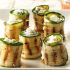 Gegrillte Zucchini Wraps mit Ziegenkäse