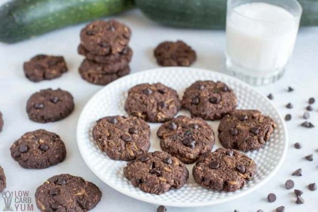 Schokoladen-Zucchini-Cookies