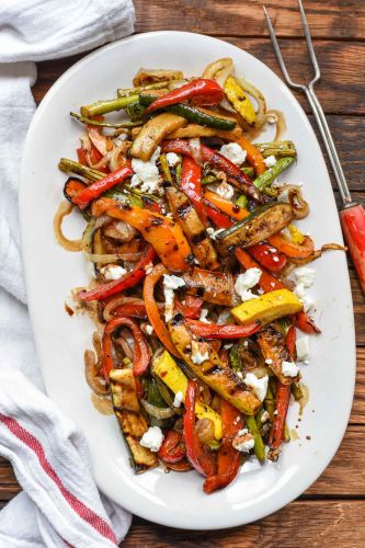 Gegrilltes Gemüse mit Balsamico