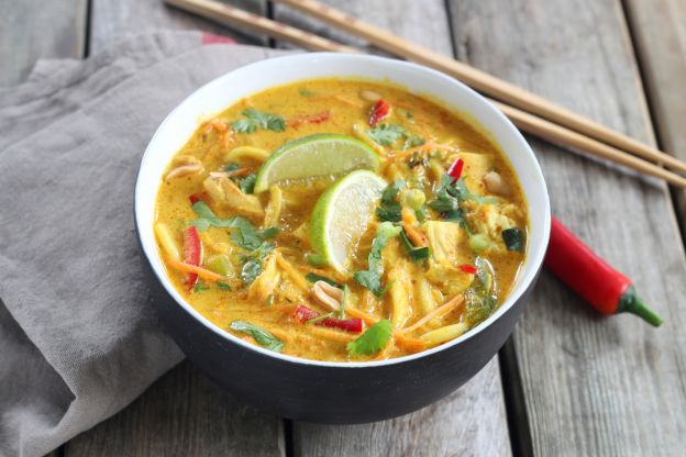 Kokos-Ramen-Thai Suppe