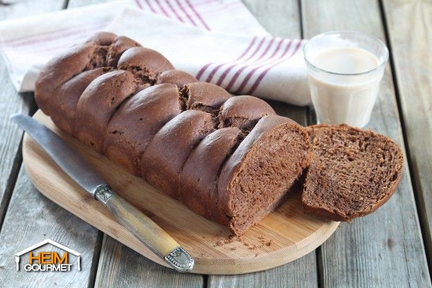 Vegane Schokoladen-Brioche