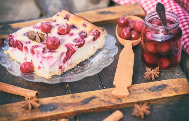 Quark-Kirschkuchen