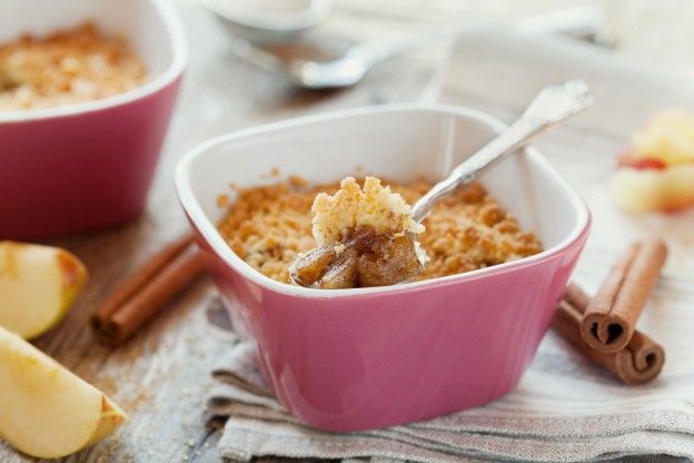 Apfel-Sellerie-Crumble