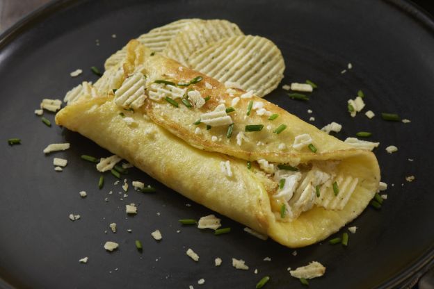 Kartoffelchips-Omelette wie aus The Bear