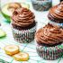 Zucchini-Bananen-Cupcakes mit Avocado Frosting