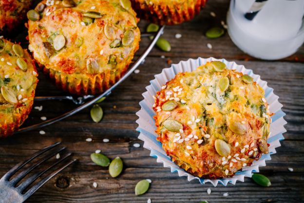 Kürbiskern-Muffin