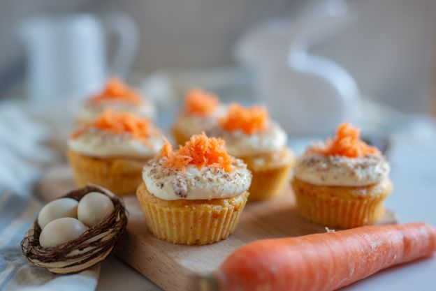 Möhren-Cupcakes