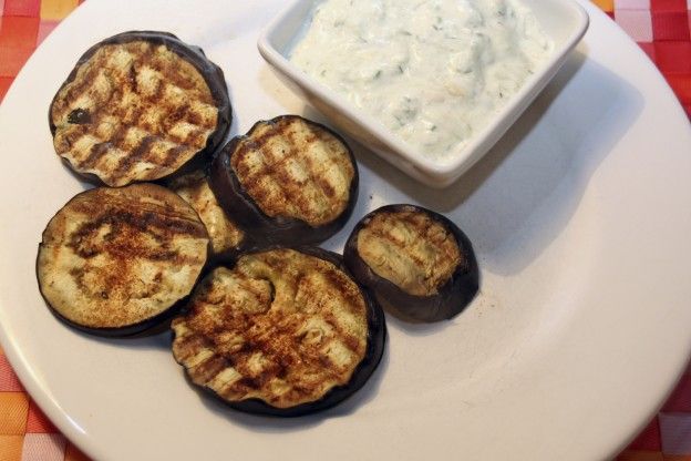 Gegrillte Aubergine