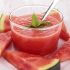 Gazpacho aus Wassermelone und Erdbeeren