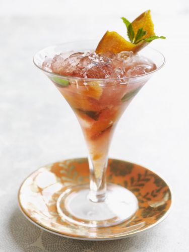 Granatapfel-Orangen-Mojito
