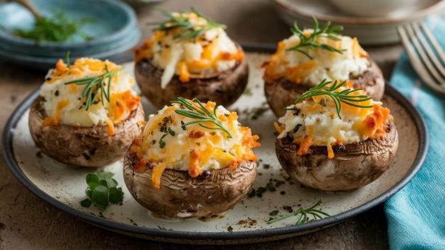 Gegrillte Champignons