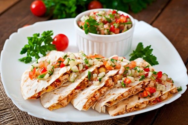 Hähnchen Quesadillas
