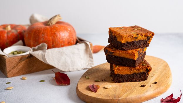 Kürbis-Brownies