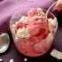 Frozen Joghurt mit Erdbeeren