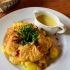 Pannfisch mit Senfsoße