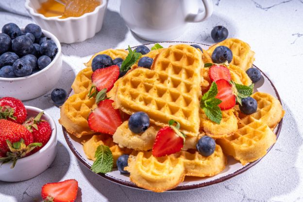Glutenfreie Kokoswaffeln