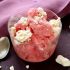 Frozen Yogurt mit Erdbeeren