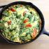 Mangold-Frittata mit frischen Tomaten